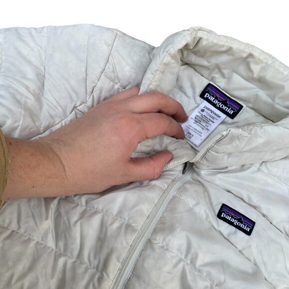2013 Patagonia Down Insulated Jacket XS Cream - Picture 3 of 8